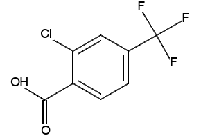 2-Chloro-4-trifluoromethylbenzoic acid structure, CAS 23228-45-7