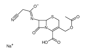 Cefacetrile sodium structure, CAS 23239-41-0
