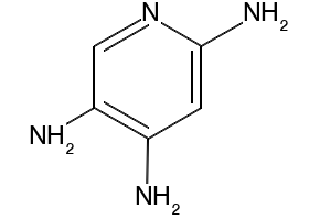 2,4,5-Triaminopyridine structure, CAS 23244-87-3