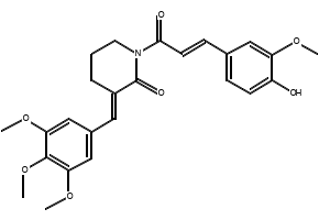 1-Hydroxy-3,4,5-trimethoxyxanthone structure, CAS 23251-63-0