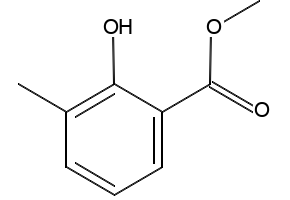 Methyl 2-hydroxy-3-methylbenzoate structure, CAS 23287-26-5