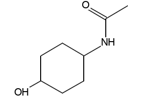 trans-4-Acetamidocyclohexanol structure, CAS 23363-88-4