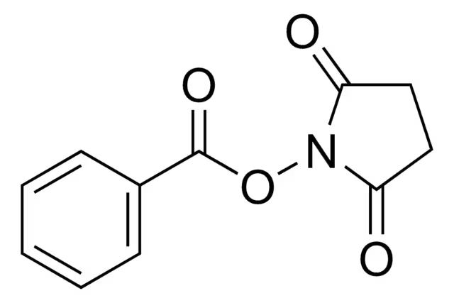 Benzoic acid N-hydroxysuccinimide ester structure, CAS 23405-15-4