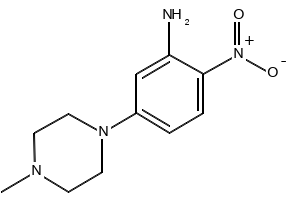 5-(4-Methylpiperazin-1-yl)-2-nitroaniline structure, CAS 23491-48-7