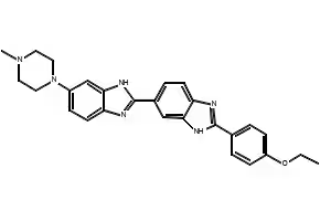 Hoechst 33342 structure, CAS 23491-52-3