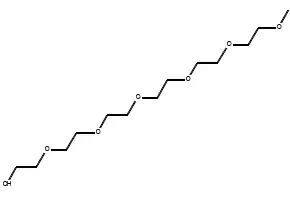 Hexaethyleneglycol monomethyl ether structure, CAS 23601-40-3