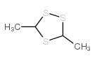 3,5-Dimethyl-1,2,4-trithiolane structure, CAS 23654-92-4