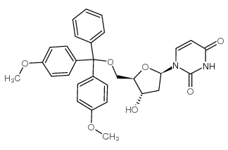 5'-O-(4,4'-Dimethoxytrityl)-2'-deoxyuridine structure, CAS 23669-79-6