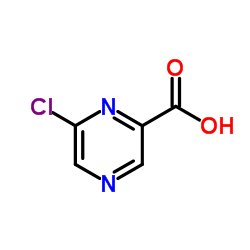 6-Chloropyrazine-2-carboxylic acid structure, CAS 23688-89-3