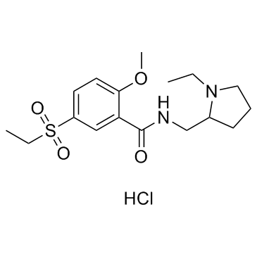 Sultopride hydrochloride structure, CAS 23694-17-9