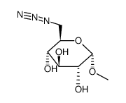 Methyl 6-azido-6-deoxy-alpha-D-glucopyranoside structure, CAS 23701-87-3