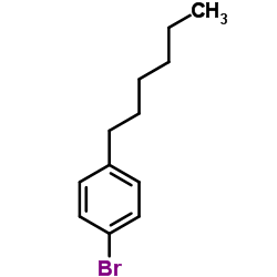 1-(4-Bromophenyl)hexane structure, CAS 23703-22-2