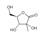 2,3-O-Isopropylidene-2-C-methyl-D-ribonic-gamma-lactone structure, CAS 23709-41-3