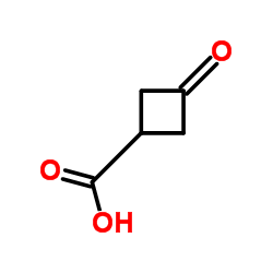 3-Oxocyclobutanecarboxylic acid structure, CAS 23761-23-1