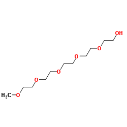 Pentaethylene glycol monomethyl ether structure, CAS 23778-52-1