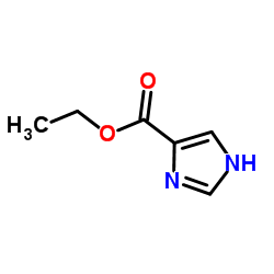 Ethyl imidazole-4-carboxylate structure, CAS 23785-21-9