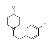 1-(4-Fluorophenethyl)-4-piperidone structure, CAS 23808-43-7