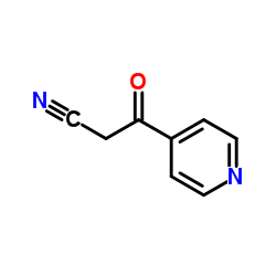 3-Oxo-3-(4-pyridinyl)propanenitrile structure, CAS 23821-37-6