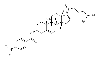 Cholesteryl 4-nitrobenzoate structure, CAS 23838-12-2