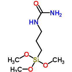 1-[3-(Trimethoxysilyl)propyl]urea structure, CAS 23843-64-3