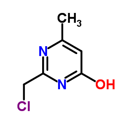 2-Chloromethyl-6-methylpyrimidin-4-ol structure, CAS 23862-02-4