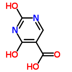 2,4-Dihydroxypyrimidine-5-carboxylic acid structure, CAS 23945-44-0