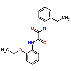 N-(2-Ethoxyphenyl)-N'-(4-ethylphenyl)-ethlyene diamide structure, CAS 23949-66-8