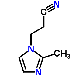 3-(2-Methyl-1H-imidazol-1-yl)propanenitrile structure, CAS 23996-55-6