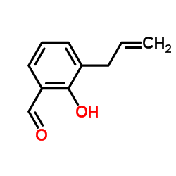 3-Allyl-2-hydroxybenzaldehyde structure, CAS 24019-66-7
