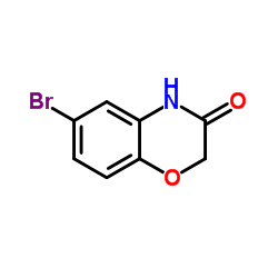 6-Bromo-2H-1,4-benzoxazin-3(4H)-one structure, CAS 24036-52-0