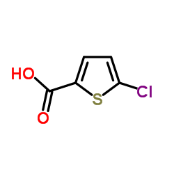 5-Chlorothiophene-2-carboxylic acid structure, CAS 24065-33-6