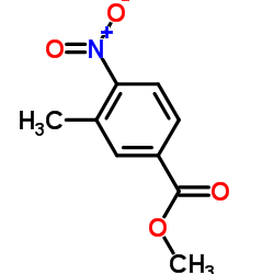 Methyl 3-methyl-4-nitrobenzoate structure, CAS 24078-21-5