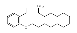2-Tetradecyloxybenzaldehyde structure, CAS 24083-20-3