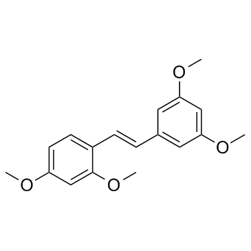 2,3',4,5'-Tetramethoxystilbene structure, CAS 24144-92-1