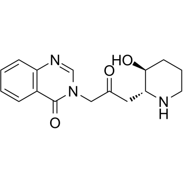 Febrifugine structure, CAS 24159-07-7