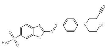 Disperse Red 137 structure, CAS 24170-48-7