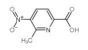 2-Methyl-3-nitropyridine-6-carboxylic acid structure, CAS 24194-98-7