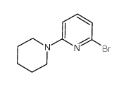 2-Bromo-6-piperidinopyridine structure, CAS 24255-97-8
