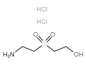 2-(Aminoethylsulfonyl)ethanol dihydrochloride structure, CAS 24304-83-4