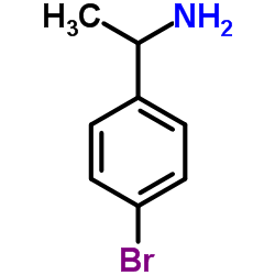 4-Bromo-alpha-phenethylamine structure, CAS 24358-62-1