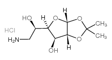 6-Amino-6-deoxy-1,2-O-isopropylidene-alpha-D-glucofuranose hydrochloride structure, CAS 24384-87-0