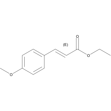 Ethyl 4-methoxycinnamate structure, CAS 24393-56-4