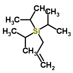 Allyltriisopropylsilane structure, CAS 24400-84-8
