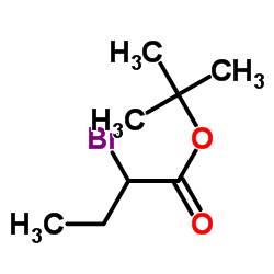 tert-Butyl 2-bromobutanoate structure, CAS 24457-21-4