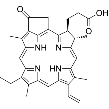 Pyropheophorbide-alpha structure, CAS 24533-72-0