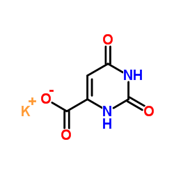 Potassium orotate structure, CAS 24598-73-0