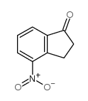 4-Nitroindanone structure, CAS 24623-25-4
