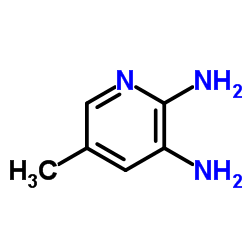2,3-Diamino-5-methylpyridine structure, CAS 24638-29-7