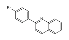 2-(4-Bromophenyl)quinoline structure, CAS 24641-31-4