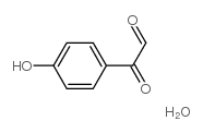 4-Hydroxy-alpha-oxobenzeneacetaldehyde structure, CAS 24645-80-5